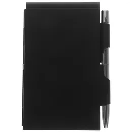 Pads Memo Notebook Pocket Page Metal Office Note Supplies Planning Markers Reading Pen Shell Tabs Do List Mini Papers Write