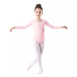 Dancewear Long Sleeve Gymnastics Practice Wear Dancing Dresses Training Ballerina Drop Delivery Baby Kids Maternity Clothing Cosplay Dhjna