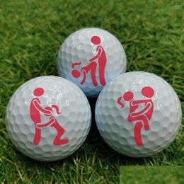Golf Training Aids 1Pc Funny Adt Humour Signal Ball Marker Alignment Tool Models Line Liner Template Drop Delivery Sports Outdoors Dhnei