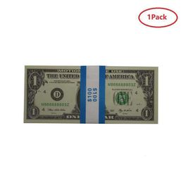 party Replica US Fake money kids play toy or family game paper copy banknote 100pcs pack Practise counting Movie prop 20 dollars Full P2612 5VSTKB3YMPCII