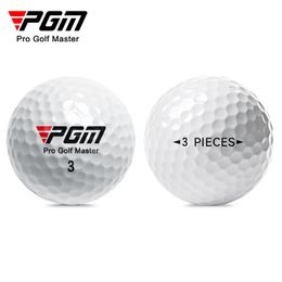 PGM Golf 3-layer Game Ball with High Elasticity Rubber Golf Ball Sarin Material Golf Ball with High Backspin Game Ball Q002 240124