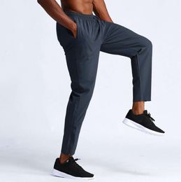 LL-L48 Mens Pants Yoga Outfits Men Running Trainer Long Pant Sport Breathable Trousers Adult Sportswear Gym Exercise Fitness Wear Fast Dry Elastic Designer Pants45