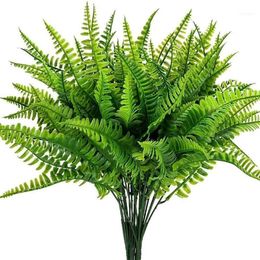 Artificial Boston Fern Plants Bushes Shrubs Greenery For House Plastic Garden Office Decor12377