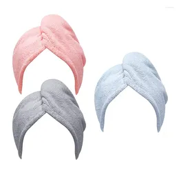 Towel 3 Pcs Microfiber Hair Twist Towels Turbans For Wet Drying