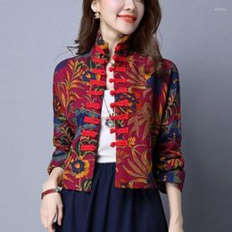 Ethnic Clothing Traditional Chinese For Women Cheongsam Top Mandarin Collar Womens Tops And Blouses Oriental China TA795