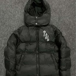 Trapstar di alta qualità Black Nuovo Tiger Logo Cotton Winter Fashion Brand Street Style Man's Coat da uomo