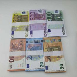 Party Supplies Movie Money Banknote 5 10 20 50 Dollar Euros Realistic Toy Bar Props Copy Currency Faux-billets 100 PCS/Pack high quality8ZKNA1ZIQJBV