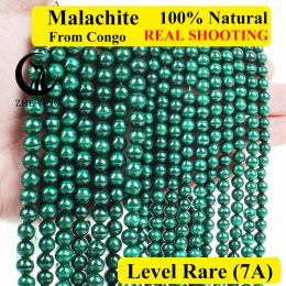 Bracelets Zhe Ying 100% Natural Malachite Stone Beads for Jewelry Making Emerald Labradorite Beads for Bracelet Necklace Diy Accessories