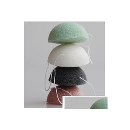 Sponges Applicators Cotton Wash Natural Active Plant Konjac Cleansing Bamboo Charcoal Facial Puff Face Cleaning Flap Amorphophall Dhx0R