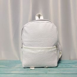Domil seersucker sacos de escola listras brancas algodão clássico mochila ga warehosue macio menina mochilas personalizadas para menina dom106031