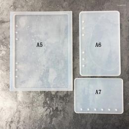 Baking Moulds 1PC A7/A6/A5 Notebook Shape Silicone Mould DIY Resin Book Crystal Epoxy Silicome Transparent