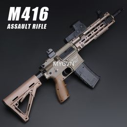 M416 Water Paintball Toy Gun Electric Manual 2 Model Blaster Rifle Sniper Paintball Gun Automatic Shooting Model For Adults Boys CS Fighting