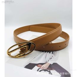 Designer Disels Belt Trendy New Women's Korean Version Diesal Versatile Casual Simple Decoration Jeans Mesh Red Belt