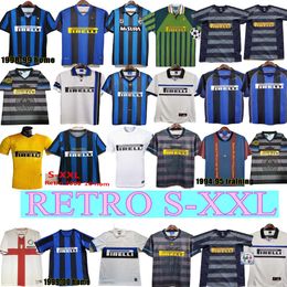 MILITO SNEIJDER ZANETTI Retro Soccer jerseys 88 90 91 92 93 95 96 97 98 99 10 11 01 02 03 04 05 07 08 09 2010 Baggio ADRIANO MILAN BATISTUTA Inters Zamorano man uniforms