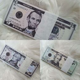 Best 3A High Pieces/package American 100 Free Bar Currency Paper Dollar Atmosphere Quality Props 100-5 Money 93065Y9QKLZB7W5H
