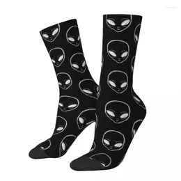 Men's Socks Cool Space Basketball Aliens Polyester Long For Unisex