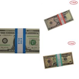 Movie prop banknote Party Games 10 dollars toy currency fake money children gift 1 20 50 Euro dollar ticket4551726ZM76