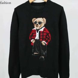 Polo Hoodie Designer Women Knits Bear Sweater Polo Shirt Pullover Embroidery Fashion Knitted Sweaters Long Sleeve Casual 514