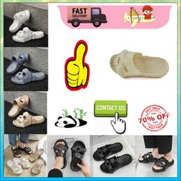 Designer Casual Platform Skeleton Head Funny One word Drag slippers summer sliders men women rainbow slides sandals sandals soft thick cushion slipper