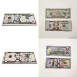 50% size USA Dollars Party Supplies Prop money Movie Banknote Paper Novelty Toys 1 5 10 20 50 100 Dollar Currency Fake MoneyBJKQ