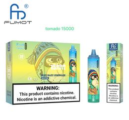 FUMOT RandM Tornado 15000 screen display vape tornado 9000 disposable vape single use vape & mods tobacco e-shisha vapes with 41 colors