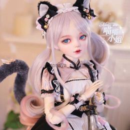 Dolls 1/3 BJD Doll 60cm Girl New arrival gifts for girl Doll With Clothes Change Eyes Dolls Cat Best Gift for children Beauty ToyL2402