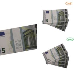 Prop money faux billet Copy money Paper Festive Party Toys party USA 20 50 100 Fake Dollar Euro Movie Banknote For Kids Christmas Gifts Or Video FilmIX0R