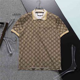 2024 gucc polo shirt Designer Mens Stylist Polo Shirts GG Italy Men Clothes Polos Print Short Sleeve Fashion Casual Mensummer T Shirt