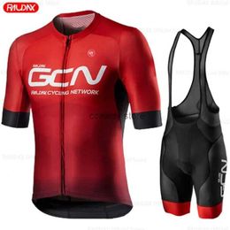 Men's TracksuitsGcn Men cycling jersey Summer Bicyc Clothing Quick Drying Cycling Clothes Ropa Ciclismo Verano Triathlon JerseyH2421