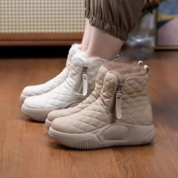 Thick Bottom Side Chain Warm Comfortable Snow Boots for Women In Winter Fashion Casual Short Boots for Women's 240118