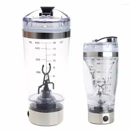 Water Bottles 450ml BPA Protein Shaker Vortex Bottle Electric Automatic Mixer Smart