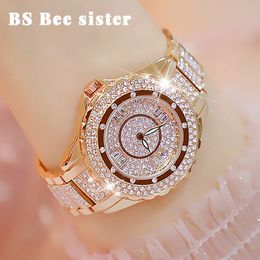 Crystal Women Watches designer brand luxury Diamond Rose Gold Woman Watch stylish Elegant ladies Wrist Watch Montre Femme 2019289f
