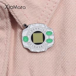 Brooches Anime Digital Monster Enamel Pin Digimon Adventure Nostalgia Brooch Lapel Backpack Badge Jewelry Gifts For Kis Friends
