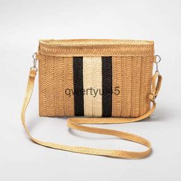 Shoulder Bags Summer Woven Bag Paper Grass Womens ig Sense Small Etnic Style Beac SquareH2421