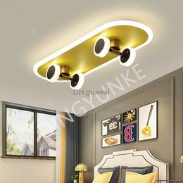 Pendant Lamps Scooter Design Decorative Led Ceiling Lamp Kitchen Accesories Chandelier For ChildrenS Room Warm Princess Cartoon Bedroom Light YQ240201