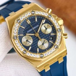 watches watchbox watches high quality watches luxury Mens mechanicalaps luxury diamond mens chronograph watch ap menwatch R4FF superclone swiss auto maps ori
