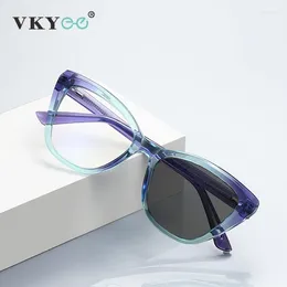 Sunglasses VKYEE Cat-eye Reading Glasses For Women With Anti-blue Light And Customisable Prescription Pochromic PFD2148