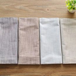 Table Napkin Japanese Quality Napkins Simple Cotton Linen Placemat Tea Towel Plain Striped Mat Tableware Shooting Background