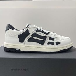 Amiiris 2024 Casual High Sneaker Skel Genuine Shoes Board Designer Bone Shoe Edition Mens Leather Versatile Chunky Top Low Fo8m