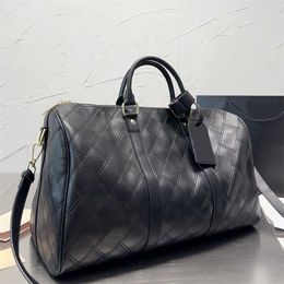 Sell Classic Diamond Travel Bag X-letter Luggage Pouch Designer Duffles Bags Ladies BLACK Lattice Designers Handbags Fashion Large Capacity Baggage Bag 45CM