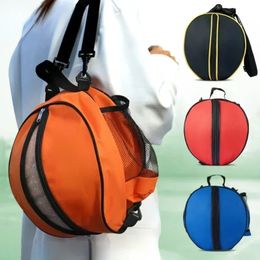 Outdoor Sport Shoulder Soccer Bags Basketball Storage Backpack Oxford Cloth Ball Bag Removable Shoulder Strap Sport Equipments240129