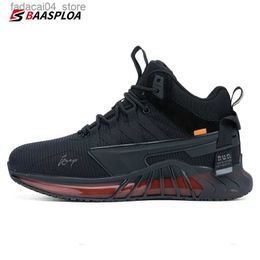 Roller Shoes Baasploa New Men Winter Hiking Sneaker Waterproof Keep Warm Casual Shoes Comfortable Cotton Casual Shoes for Male 2022 Q240201