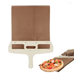 Baking Tools Sliding Pizza Peel Wooden Shovel With Plastic Handle Spatula Paddle Reusable For Indoor & Outdoor Oven