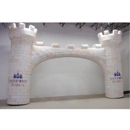 Inflatable Bouncers New Designed 24x18x4foot Outdoor Party Inflatable Castle Arch For Kids Annual Marathon Event