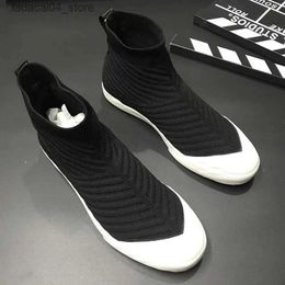 Roller Shoes Spring Summer Trend Shoes Men Personality Casual Sneaker Fashion Breathable Mesh Male Sports Shoes Black Slip-On Cool Flat Shoes Q240201