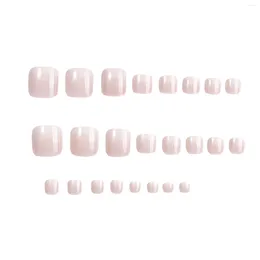 False Nails Wearable White Toenails Natural Unbreakable Nail Simple Wear For Fingernail DIY Decoration