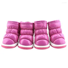 Dog Apparel Snow Boots Pet Shoes Waterproof Winter Warm Fleece Puppy Chihuahua Yorkie