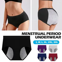 Women's Panties Menstruation Cotton Menstrual High Waist Period Underwear Culotte Menstruelle Leak Proof Bragas Menstruales