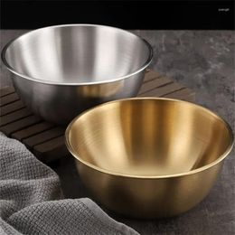 Bowls Kitchen Stainless Steel Fruit Salad With Scale Large Capacity Soup Noodles Bowl Containers