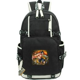 Portgas D Ace backpack Fire Fist daypack One Piece Cartoon school bag Print rucksack Casual schoolbag Computer day pack